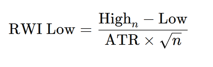 Random Walk Index Low