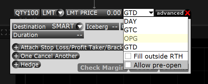 Timing of limit orders