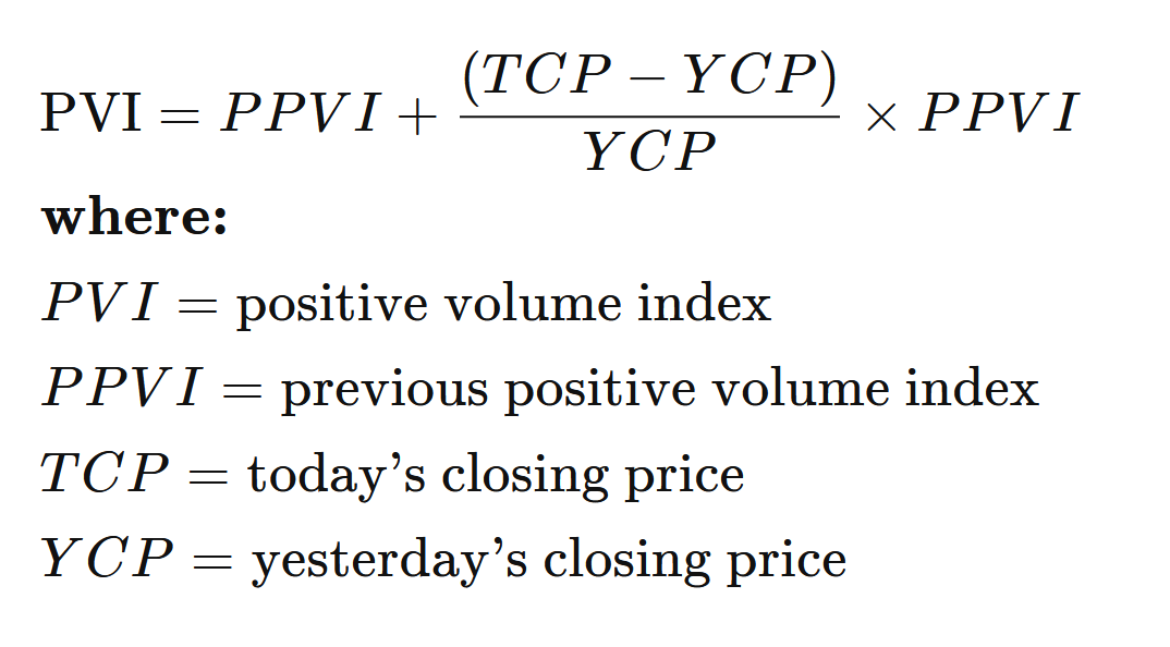 Positive Volume Index